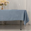 Lamour Satin 60"x102" Rectangle Tablecloth Dusty Blue - Durable & Silky Soft Feel Table Cover