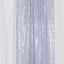 2 Pack Dusty Blue Sequin Event Curtain Drapes with Rod Pockets, Seamless Backdrop Event Panels - 8ftx2ft