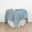 Polyester 54"x54" Table Overlay Square Tablecloth Dusty Blue - Wrinkle-Resistant & Durable Table Cover