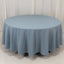 Premium Polyester 108" Round Tablecloth Dusty Blue - Wrinkle-Resistant 220GSM Table Cover