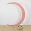 7.5ft Dusty Rose Spandex Crescent Moon Wedding Arch Cover, Custom Fitted Chiara Backdrop Stand Cover