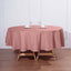 Polyester 90" Round Tablecloth Dusty Rose - Stain & Wrinkle-Resistant Table Cover