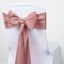 5 Pack Polyester Chair Sashes Dusty Rose 6"x108"