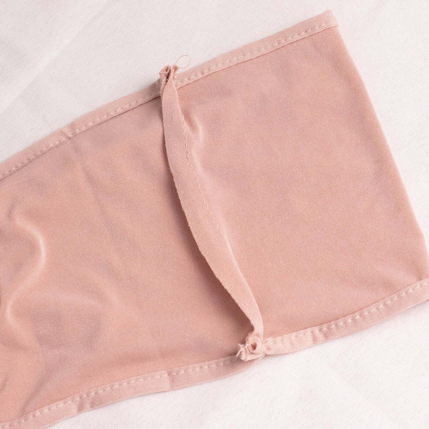 5 Pack Spandex Chair Sashes Dusty Rose with Gold Rhinestone Buckles - Reusable Four-Way Stretch Sash Bands 5"x14"