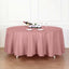 Polyester 108" Round Tablecloth Dusty Rose - Wrinkle-Resistant Table Cover
