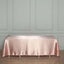 Satin Rectangular 60"x126" Tablecloth Dusty Rose - Smooth and Lustrous Table Cover