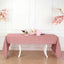 Polyester 60"x126" Rectangle Tablecloth Dusty Rose - Wrinkle-Resistant Table Cover