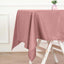 Polyester 54"x54" Table Overlay Square Tablecloth Dusty Rose - Wrinkle-Resistant & Durable Table Cover