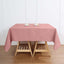 Polyester Square 70"x70" Tablecloth Dusty Rose - Wrinkle-Resistant & Durable Table Cover