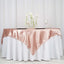 Satin 72"x72" Table Overlay Square Tablecloth Dusty Rose - Smooth Finish Table Cover