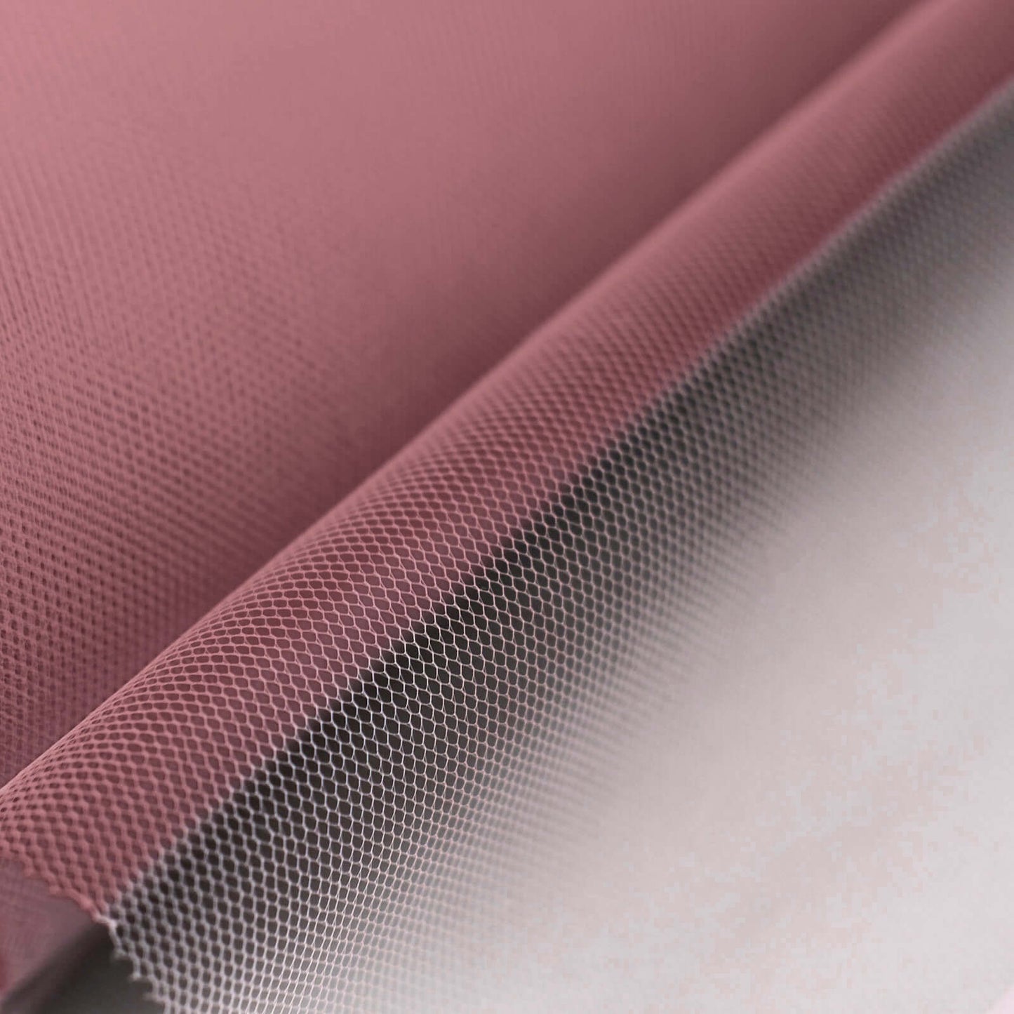 12"x100 Yards Dusty Rose Tulle Fabric Bolt, Sheer Fabric Spool Roll For Crafts
