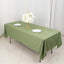 Scuba Rectangular 60"x102" Tablecloth Dusty Sage Green - Wrinkle Free & Stain Resistant Table Cover