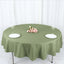 Polyester 90" Round Tablecloth Dusty Sage Green - Stain & Wrinkle-Resistant Table Cover