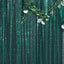 54"x4 Yards Hunter Emerald Green Sequin Fabric Bolt, Sparkly DIY Craft Fabric Roll