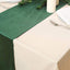 Premium Velvet 12"x108" Table Runner Hunter Emerald Green - Sheen Finish Reusable Table Decor