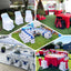 Polyester Chair Cover White for Folding Chairs - Stylish Durable and Reusable Slip-On Cover for Events & Gatherings