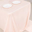 Scuba Rectangular 90"x156" Tablecloth Blush - Wrinkle Free, Stain Resistant & Seamless Table Cover