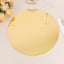 10-Pack Dining Plate Chargers Decorative Acrylic Mirror Gold Round - Lightweight Event Display 13"
