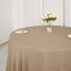Faux Burlap Jute 108" Round Tablecloth Natural - Rustic Event Table Linen