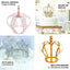 Metal Royal Crown Cake Topper Gold for Glamorous Events & Special Occasions 8"