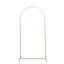 7ft Gold Metal Wedding Arch Chiara Backdrop Stand Floral Display Frame With Round Top