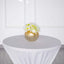 Glass Flower Vase Gold Foiled Crackle Bubble - Stylish Centerpiece for Events 4.5"