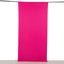 Fuchsia 4-Way Stretch Spandex Event Curtain Drapes, Wrinkle Free Backdrop Event Panel with Rod Pockets - 5ftx10ft