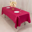 Lamour Satin 60"x102" Rectangle Tablecloth Fuchsia - Durable & Silky Soft Feel Table Cover