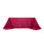 Lamour Satin 90"x132" Rectangle Tablecloth Fuchsia - Soft & Silk-Like Seamless Table Cover