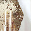 8ftx7ft Gold Big Payette Sequin Sparkly Hexagon Backdrop Stand Cover