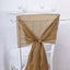 5 Pack Chiffon Chair Sashes Gold - Soft & Lightweight Designer Chair Bows for Stylish DIY Chair Accents 22"x78"