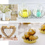 12 Pack 4" Clear Gold Mini Crown Treats Party Favor Boxes, Small Treats Jar Party Favor Boxes With Dome Lid