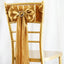 5 Pack Satin Chair Sashes Gold - Durable Chair Bows with Shiny Finish for Classy Event Chair Decor 6"x106"