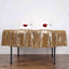 Sequin 90" Round Tablecloth Gold - Glittering Decor for Special Events