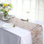 Mesh Polyester 108" Table Runner Roll Metallic Bronze - Distressed Foil Look Disposable Table Decor