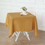 Polyester Square 54"x54" Tablecloth Gold - Wrinkle-Resistant & Durable Table Cover for Events