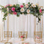 5ft Over the Table Stand in Gold, Freestanding Rectangular Double Frame Over the Table Rod for Floral Balloon DÃ©cor