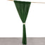 8ftx8ft Green Fringe Shag Polyester Event Drapery Panel, Minky Fabric Divider Backdrop Curtain