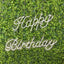 32" Happy Birthday Neon Light Sign, LED Reusable Wall DÃ©cor Lights With 5ft Hanging Chain