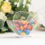 24-Pack Plastic Dessert Parfait Cups Heart-Shaped Clear with Spoons - Reusable and Disposable 2oz
