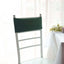 5 Pack Stretch Spandex Chair Sashes Hunter Emerald Green - Fitted Finish Two Ply Heavy Duty Chair Bands 5"x12"