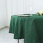 Polyester 90" Round Tablecloth Hunter Emerald Green - Stain & Wrinkle-Resistant Table Cover