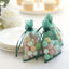10 Pack 4"x6" Hunter Emerald Green Organza Drawstring Wedding Party Favor Gift Bags