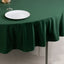 Scuba Round 90" Tablecloth Hunter Emerald Green - Wrinkle Free & Stain Resistant Table Cover