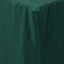 Fitted Polyester 72"x30" Rectangle Tablecloth Hunter Emerald Green - Durable Table Cover