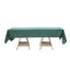 Polyester 60"x102" Rectangle Tablecloth Hunter Emerald Green - Durable and Stylish Table Cover