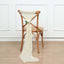 5 Pack Cheesecloth Gauze 16"x88" Chair Sashes Cream - Boho Chair Decorations