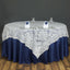 Lace 90"x90" Table Overlay Square Tablecloth Ivory - Classic Table Cover