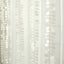 Taffeta Ribbon Sash with 4" Leaf Petal Design Ivory 50ft - Sophisticated Artificial Fabric Garland