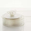 10 Yards 1.5" Ivory Sheer Organza Wired Edge Ribbon